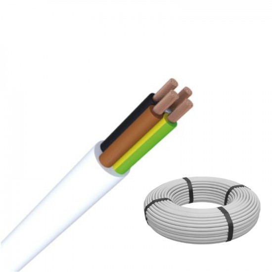 H05VV-F 4G1,5 mm2 BEYAZ 