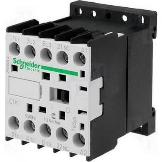 Schneider Electric Lc1K0910M7 - 4Kw 9A 220V 1Na Ac Mini Kontaktör
